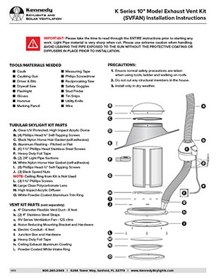 Kennedy Exhaust Vent Kit Install Thumb