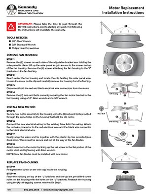 SAF Motor Replacement Install Thumb