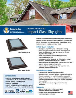 Kennedy Impact Glass Traditional Skylight Flyer Thumb