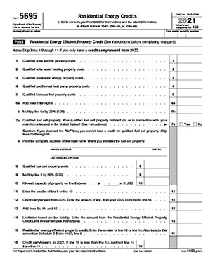 Tax Form 5695 Thumb