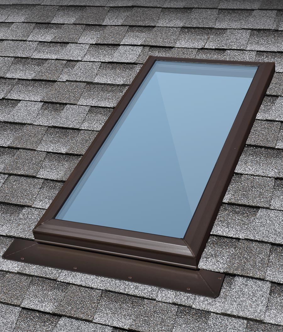 Kennedy Self Flashing Fixed Glass Skylight Installed