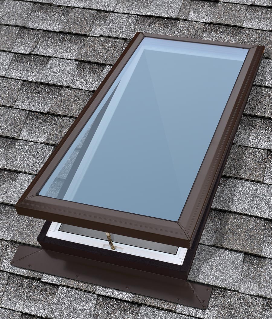 Kennedy Self Flashing Vented Glass Skylight Installed