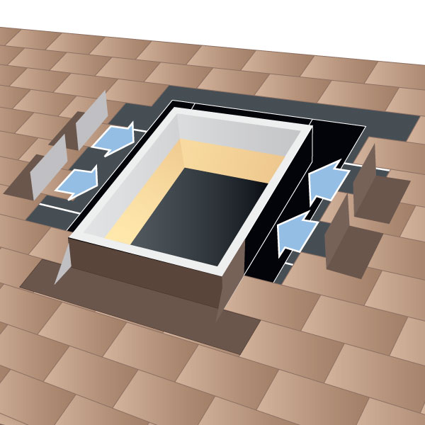 Step Flashing Installation Diagram