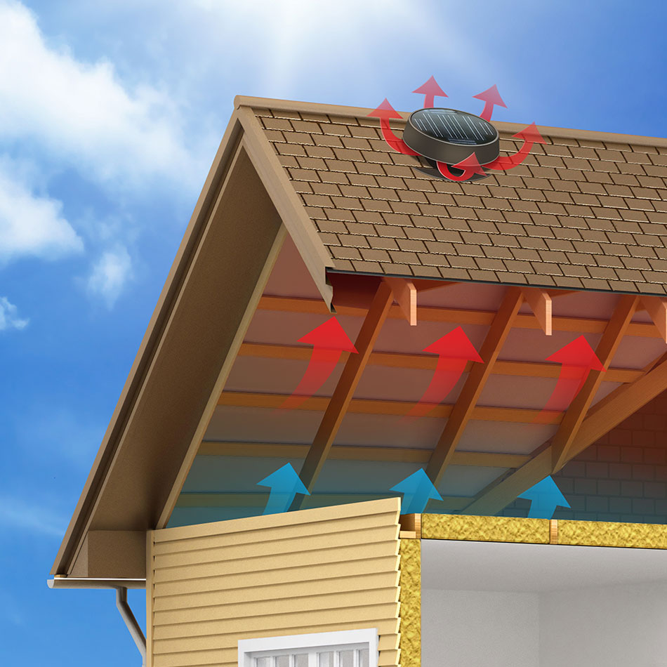 how solar attic venting works